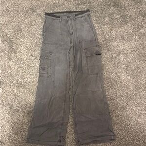 American Eagle Outfitters Gray Straight Leg Pants